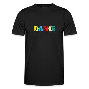 Danse danseuse danseuse danse école de danse - T-shirt sport Homme - noir - Devant - AI Model Male 178 dark (178cm)