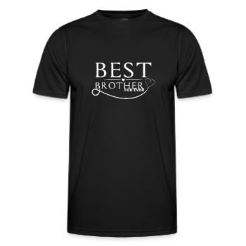 Meilleur brother for ever - T-shirt sport Homme - noir - Devant - AI Model Male 178 dark (178cm)