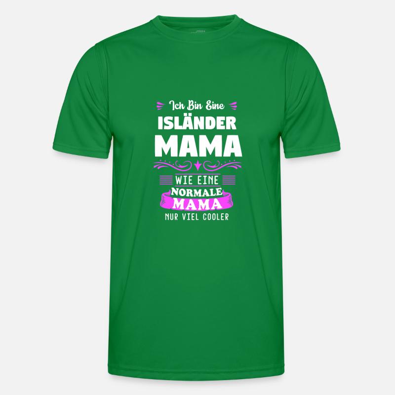 Isländer Mama Islandpferd Pferd Geschenk Männer Funktions-T-Shirt