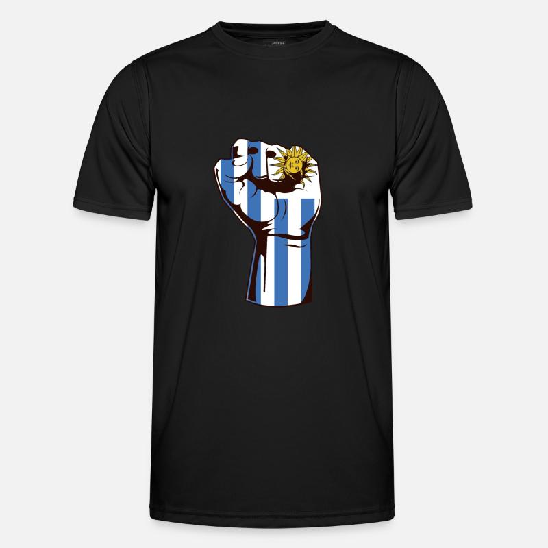 Uruguay Faust Revolution Ich liebe Uruguay Männer Funktions-T-Shirt