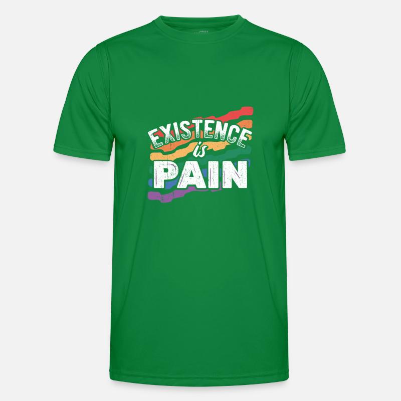 Douleur existentialistes bouddhistes vie vide T-shirt sport Homme