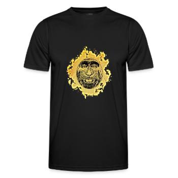 Monkey - Men's Functional T-Shirt - black - Front - AI Model Male 178 dark (178cm)
