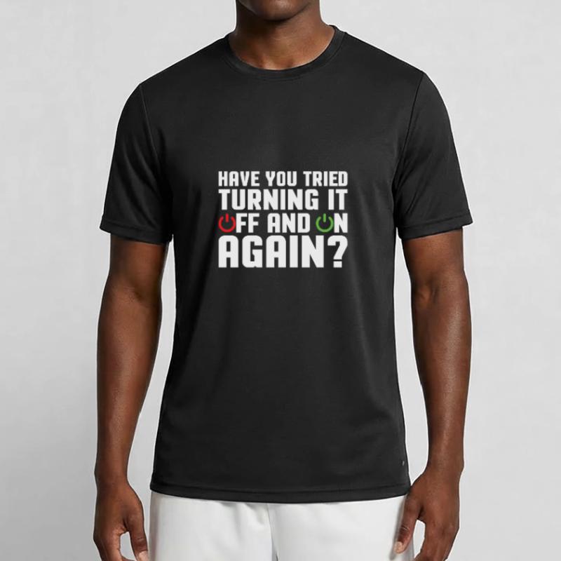 Support Programmierer Tech Admin Lustige Sprüche Männer Funktions-T-Shirt