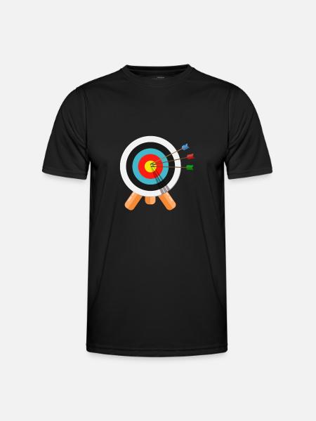 Archery Archer Gift Target - Men's Functional T-Shirt - black