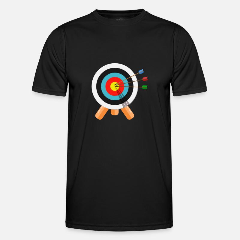 Archery Archer Gift Target - Men's Functional T-Shirt - black