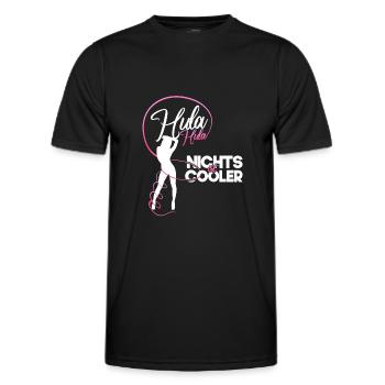 Hula nichts ist cooler Sport Diät Hoop Geschenk - Männer Funktions-T-Shirt - Schwarz - Vorne - AI Model Male 178 dark (178cm)