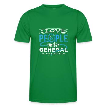 Medical profession soporific sedative painkilling - Men's Functional T-Shirt - kelly green - Front - AI Model Male 178 dark (178cm)