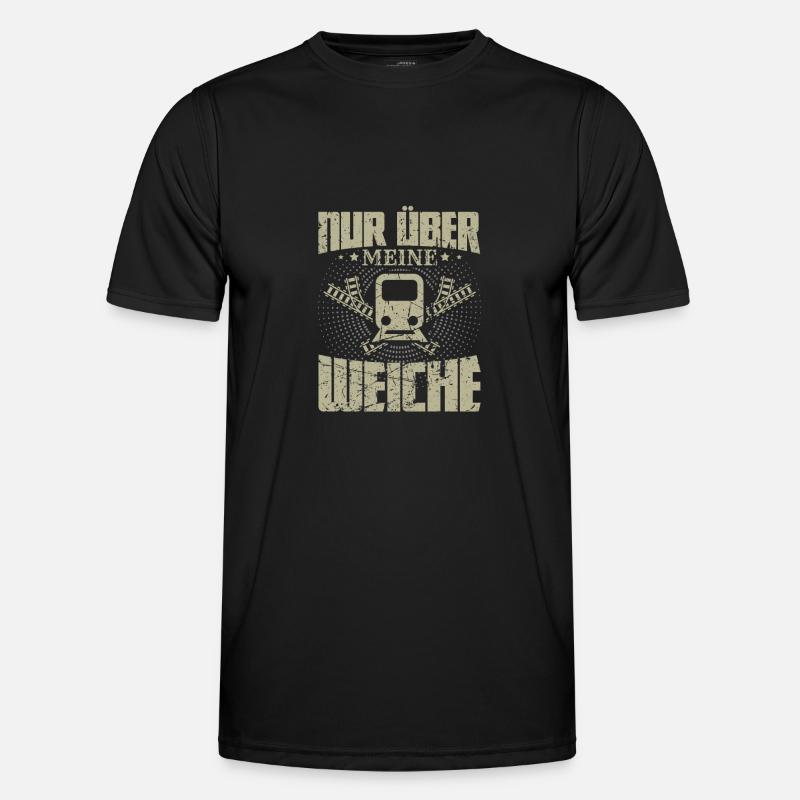 Only about my Soft Train Driver Railway Gift Men's Functional T-Shirt