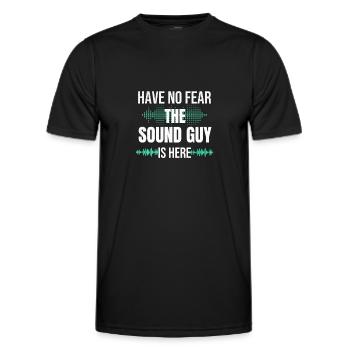 Sound Engineer Sound Engineer Sound Engineer Gift - Men's Functional T-Shirt - black - Front - AI Model Male 178 dark (178cm)