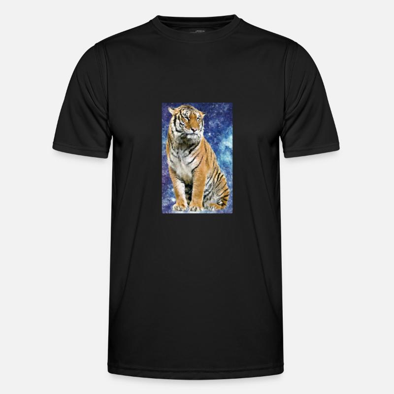 Tiger Polygon Men's Functional T-Shirt