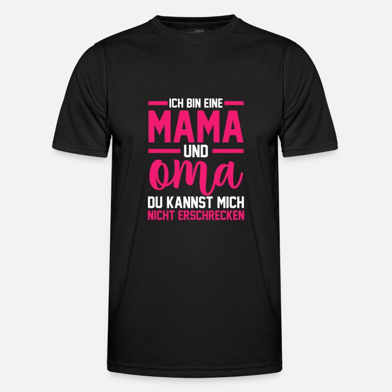 Mama Großutter Oma Geschenk Männer Funktions-T-Shirt