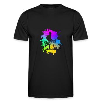 Stunt Scooter vintage retro Stunt It Gifts - T-shirt sport Homme - noir - Devant - AI Model Male 178 dark (178cm)