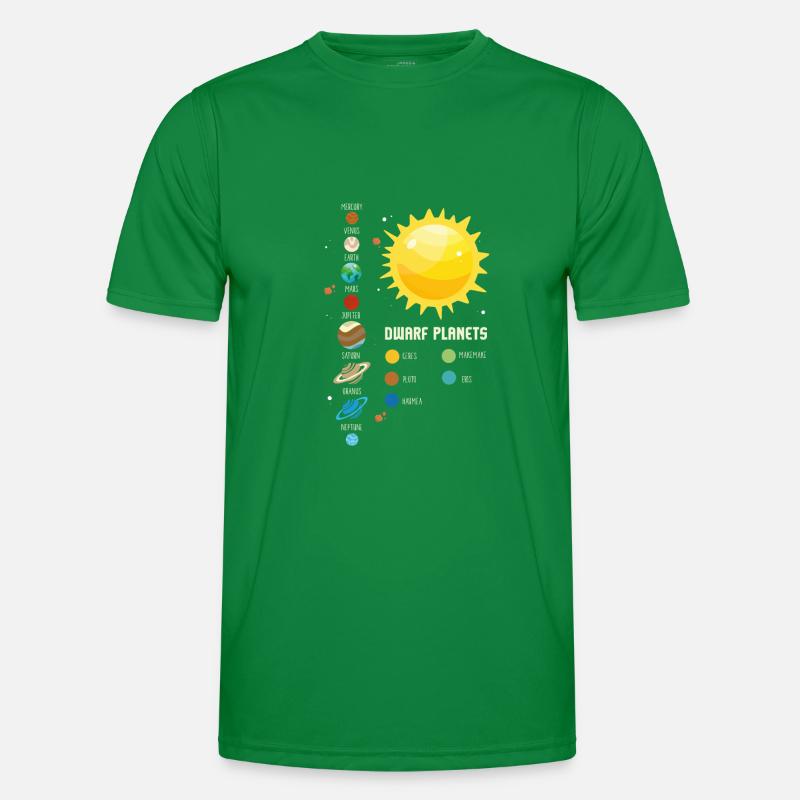 Solar System Kids and Adults Dwarf Planets Gift Männer Funktions-T-Shirt