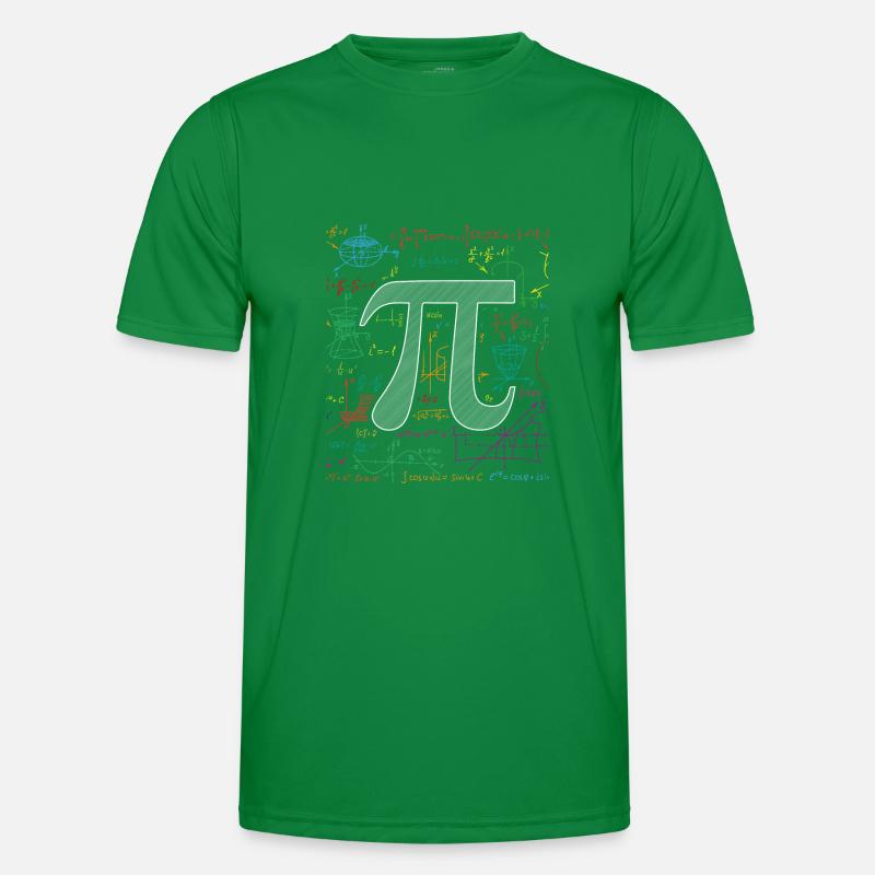 3,14 Mathe Formeln Irrationale Zahl Pi Männer Funktions-T-Shirt
