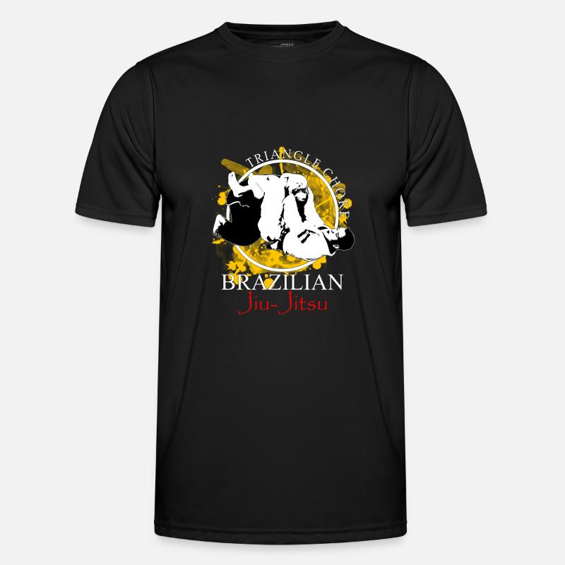 BJJ - Triangle - Brazilian Jiu-Jitsu Männer Funktions-T-Shirt