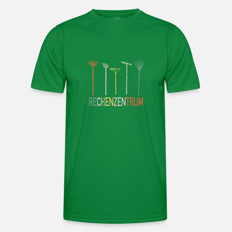 Rechenzentrum Rechen Garten Gärtner Geschenk Männer Funktions-T-Shirt
