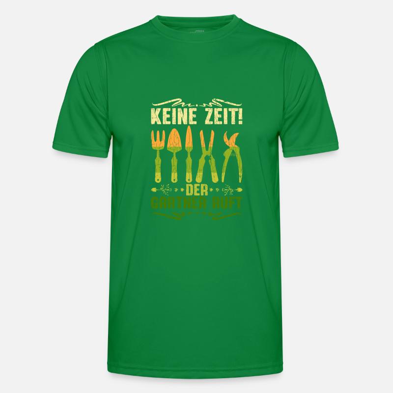 Garten Keine Zeit der Garten Ruft Männer Funktions-T-Shirt