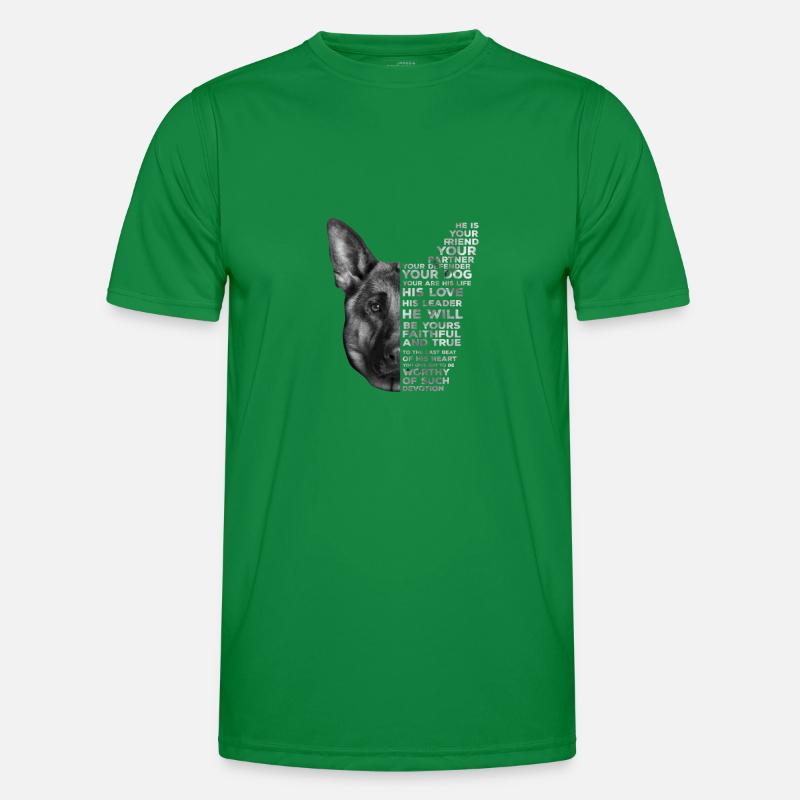 German Shepherd Men's Functional T-Shirt