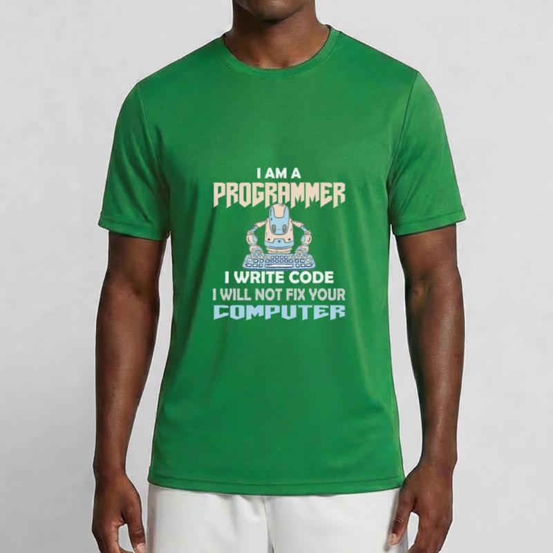 PROGRAMMER CODER HACKER Men's Functional T-Shirt