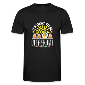 Autismus Bewusstsein - Männer Funktions-T-Shirt - Schwarz - Vorne - AI Model Male 178 dark (178cm)