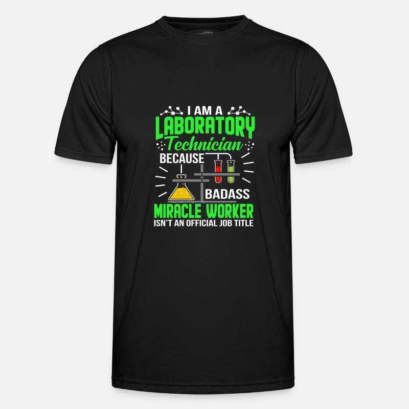 I Am A Lab Technician Lab Game Men's Functional T-Shirt