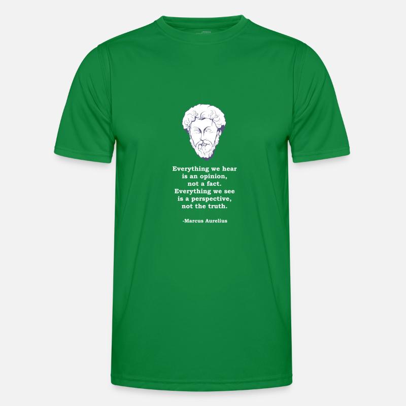 Marcus Aurelius citation philosophie philosophe Stoic T-shirt sport Homme