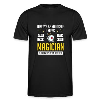Magie magique Magie Magique Magie - T-shirt sport Homme - noir - Devant - AI Model Male 178 dark (178cm)