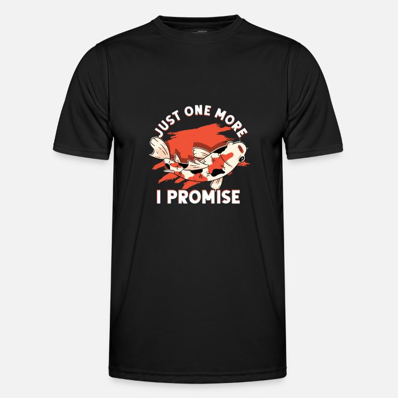 Only One Koi I Promise It - Koi - Men's Functional T-Shirt - black