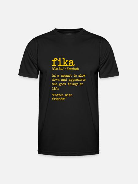 Sweden Sverige Scandinavia - T-shirt sport Homme - noir