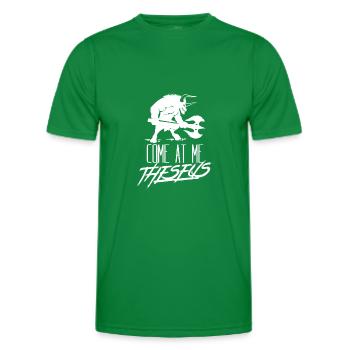Komm zu mir Theseus Minoische griechische - Männer Funktions-T-Shirt - Kelly Green - Vorne - AI Model Male 178 dark (178cm)