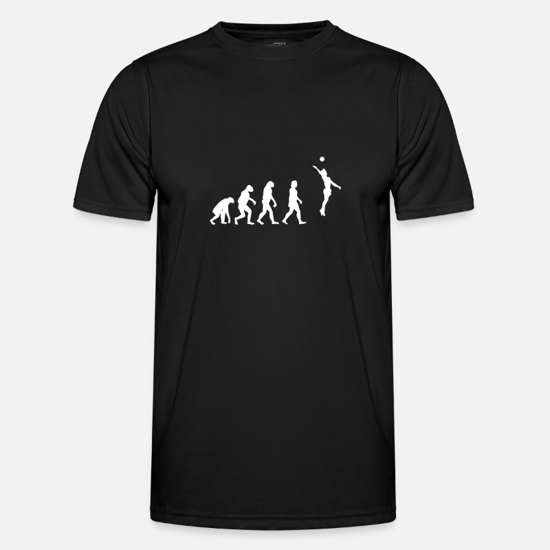 Volleyball Evolution Beach VolleyballEr Gift - Men's Functional T-Shirt - black