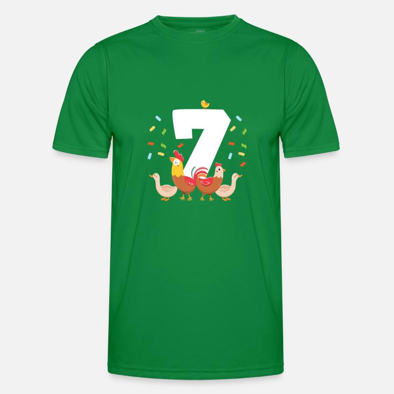 7ème anniversaire de bébé T-shirt sport Homme