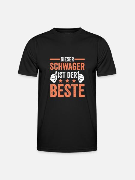 Bester Schwager Geschenk - Männer Funktions-T-Shirt - Schwarz