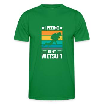 Diver Diving Gift - Men's Functional T-Shirt - kelly green - Front - AI Model Male 178 dark (178cm)