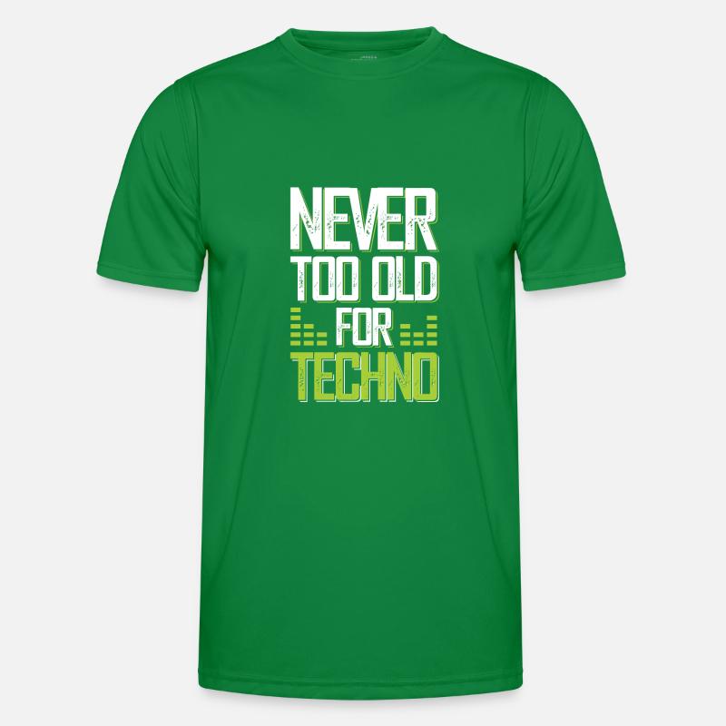 techno music Men's Functional T-Shirt