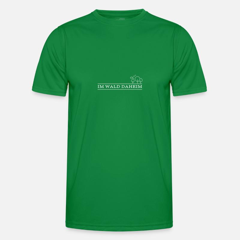 Im Wald daheim Männer Funktions-T-Shirt