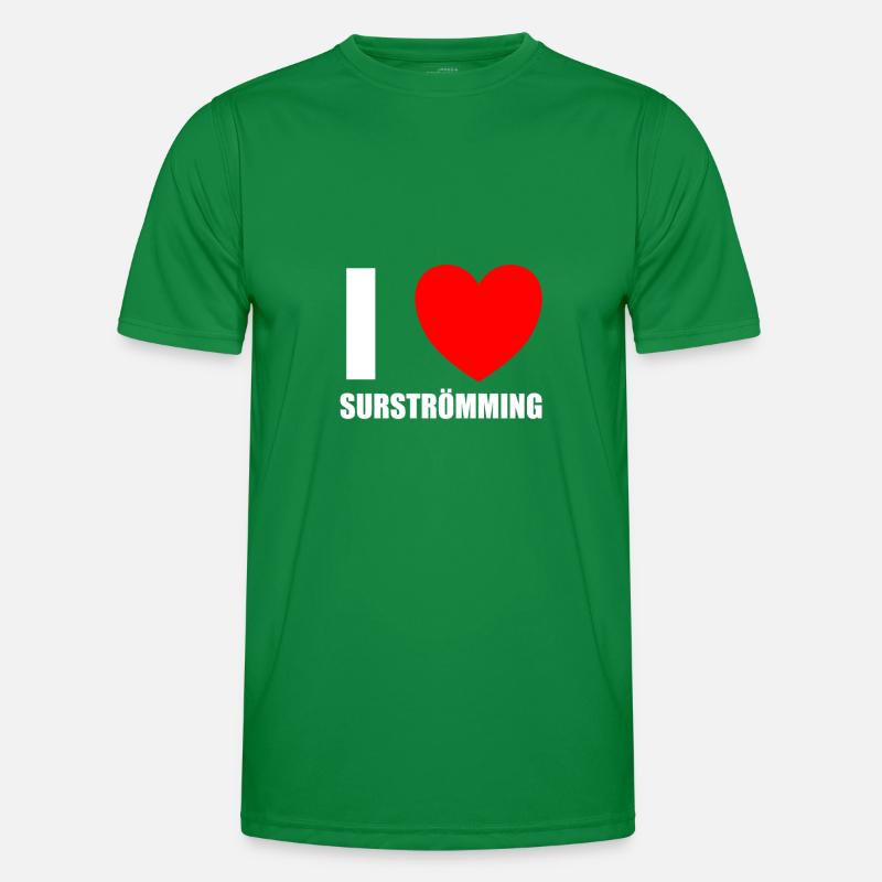 Surströmming Fish Sweden Herring Stinkfish Men's Functional T-Shirt