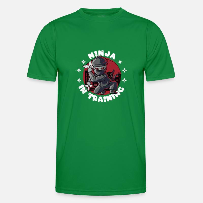 Ninja in Training Warrior Kids Männer Funktions-T-Shirt