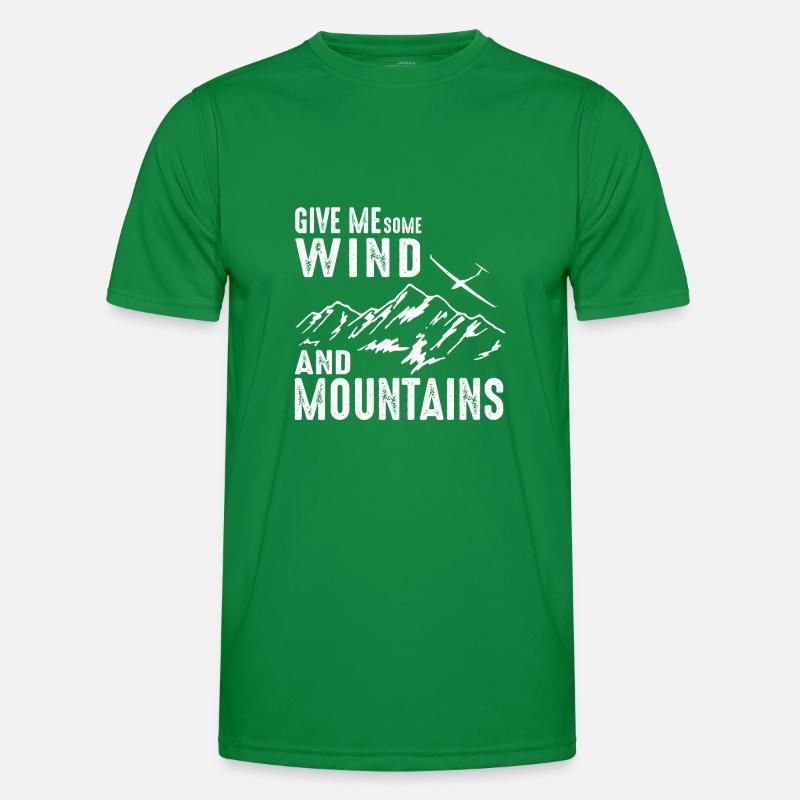 Give Me Some Wind And Moutnains Gliding Glider T-shirt sport Homme