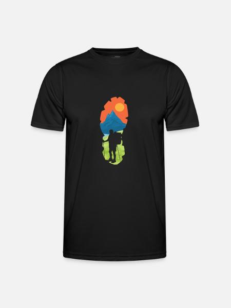 Randonner - T-shirt sport Homme - noir