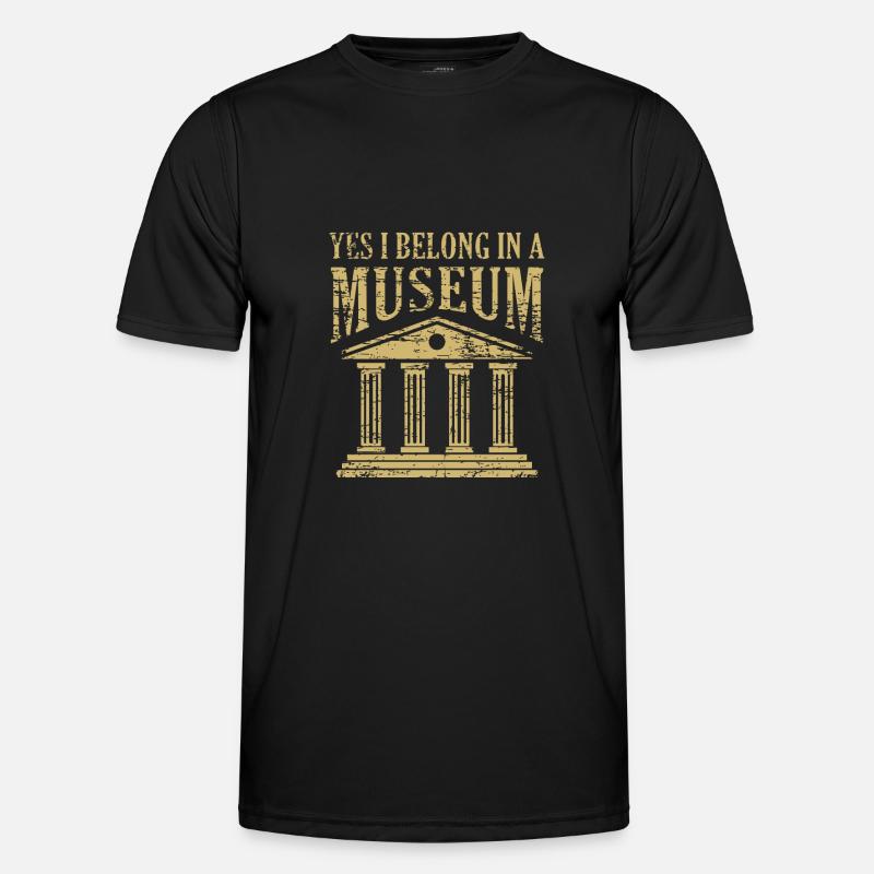 Oui, Je suis entendu Dans Un Musée Musée Drôle Pun T-shirt sport Homme