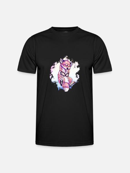 fox - Men's Functional T-Shirt - black