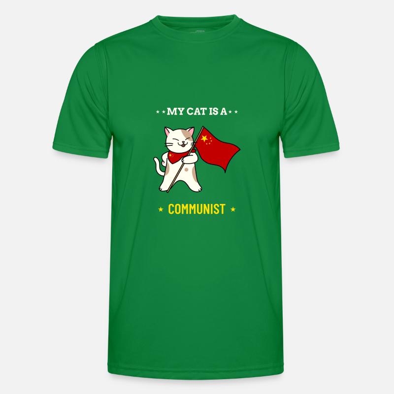 My Cat is a Communist Men's Functional T-Shirt