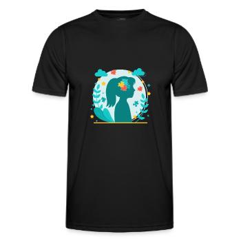 Autisme Autiste Asberger Autisme Awareness Puzzle - T-shirt sport Homme - noir - Devant - AI Model Male 178 dark (178cm)