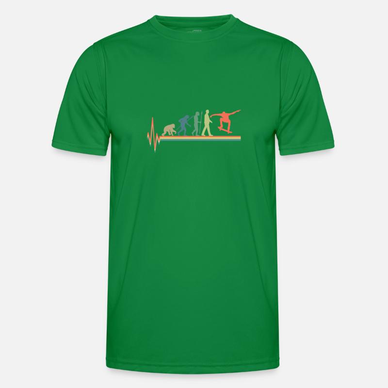 Skate skater skater evolution T-shirt sport Homme