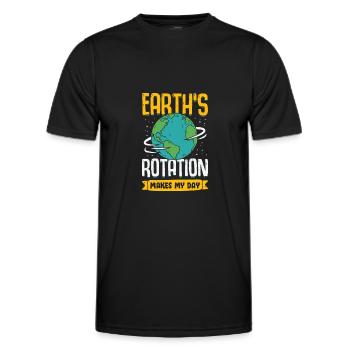 Geography Geography Geography Teacher Gift - Men's Functional T-Shirt - black - Front - AI Model Male 178 dark (178cm)
