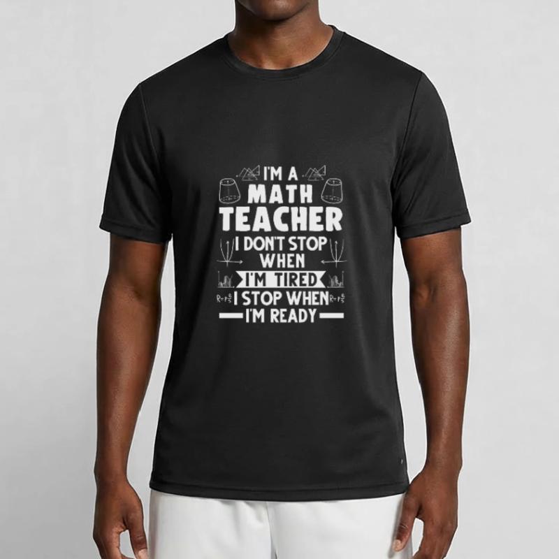 Prof de maths professeurs de maths-enseignant de la don T-shirt sport Homme