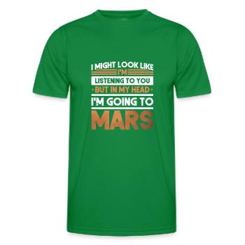 Mars - T-shirt sport Homme - vert - Devant - AI Model Male 178 dark (178cm)