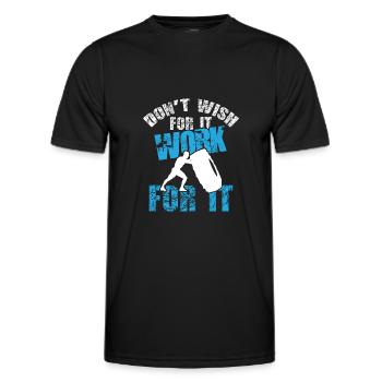 entraînement de formation - T-shirt sport Homme - noir - Devant - AI Model Male 178 dark (178cm)