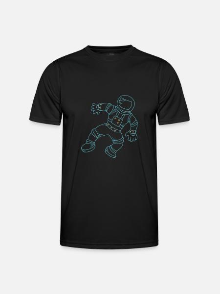 astronaut - Men's Functional T-Shirt - black